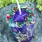 Fairy magic spell candle