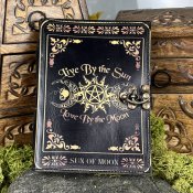 Book of shadow skrivbok i skinn