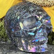 Kristallskalle Sphalerite Aura ca 7cm 400 gram