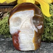 Sardonyx Skull 8,5x7 cm 540 Gram