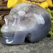 Agat Ametist Geode Kristallskall