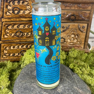Peace in the Home Sigill 7 day candle Flower power witch