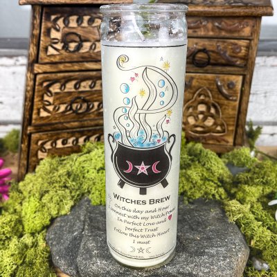 Witches Brew 7 day candle  Flower Power witch Kani NaturApotek